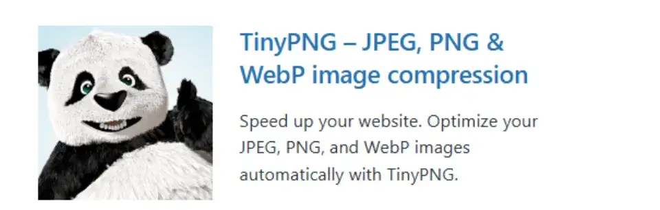 TinyPNG – JPEG, PNG & WebP image compression:画像を最適化してサイトを高速化!